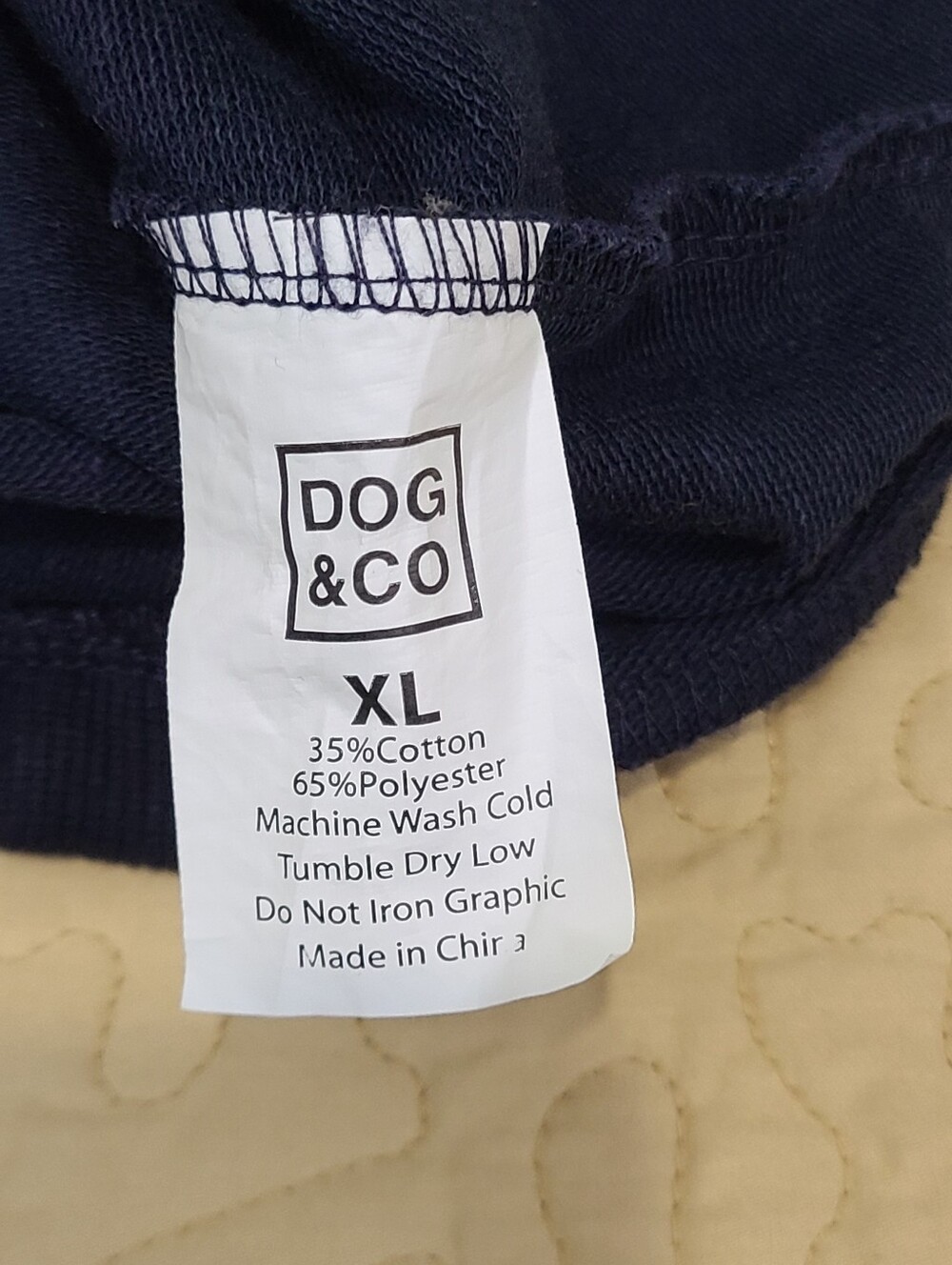 Dog & Company Subaru Motors logo doggie hoodie size XL - Picture 4 of 4